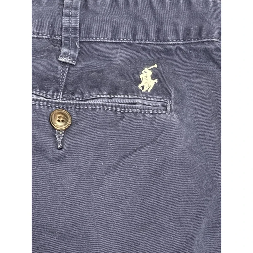 Polo Ralph Lauren Vintage Y2K Men's Navy Relaxed Fit Shorts Size 40